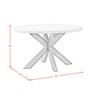  Elements International Axel D-16680-5-RDT Round Dining Table IMAGE 8