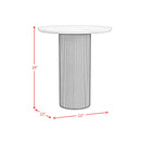  Elements International Sylvie T-16000-5-RET Round End Table IMAGE 8
