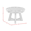  Elements International Prince GTPR100GT Round Game Table IMAGE 10