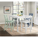  Elements International Kona D-9340-7-SCT Square Counter Table IMAGE 3