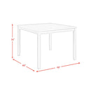  Elements International Kona D-9340-7-SCT Square Counter Table IMAGE 8