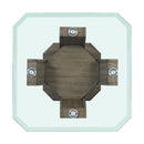  Elements International Dapper TPR350ET Square End Table IMAGE 5