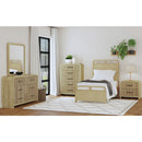  Elements International Ridgemont B-14440-6-TB Twin Panel Bed IMAGE 3