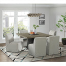  Elements International Jemma D-7570-6-SC Upholstered Side Chair IMAGE 7