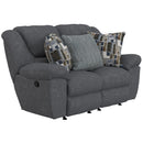  Catnapper Trifecta 16522 Rocking Reclining Loveseat - Smoke IMAGE 1
