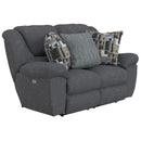  Catnapper Trifecta 61652 Power Reclining Loveseat - Smoke IMAGE 1