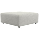  Catnapper Majesty 33628 Castered Cocktail Ottoman - White IMAGE 1