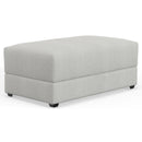  Jackson Furniture Trevor 240510 Ottoman - Chalk IMAGE 1
