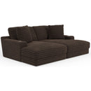  Jackson Furniture Comfrey 304575 LSF Chaise - Chocolate IMAGE 1