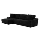  Jackson Furniture Comfrey 304575 LSF Chaise - Black IMAGE 1