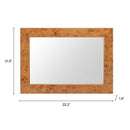  Zuo Mirat A12307 Mirror - Brown IMAGE 8