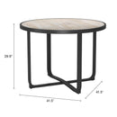  Zuo Noctan 704262 Dining Table - Black IMAGE 7