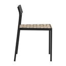  Zuo Draco 704261 Set of 2 Dining Chair - Black IMAGE 4