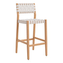  Zuo Mizuya 704233 Barstool - White IMAGE 1
