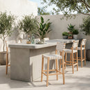  Zuo Mizuya 704233 Barstool - White IMAGE 6