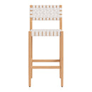  Zuo Mizuya 704233 Barstool - White IMAGE 9