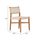  Zuo Mizuya 704231 Dining Chair - White IMAGE 6