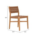  Zuo Mizuya 704230 Dining Chair - Brown IMAGE 11