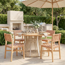  Zuo Mizuya 704230 Dining Chair - Brown IMAGE 4