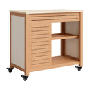  Zuo Valtan 704227 Bar Cart - Natural IMAGE 1
