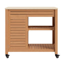  Zuo Valtan 704227 Bar Cart - Natural IMAGE 8
