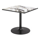 Zuo Caliza 704217 Dining Table - Gray/Black IMAGE 1