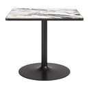  Zuo Caliza 704217 Dining Table - Gray/Black IMAGE 6
