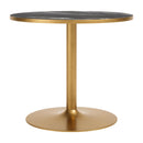  Zuo Batu 704216 Dining Table - Black/Gold IMAGE 2