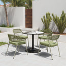  Zuo Batu 704215 Dining Table - Gray/Black IMAGE 7