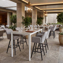  Zuo Sieve 704214 Swivel Barstool - Beige IMAGE 4