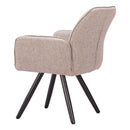  Zuo Sieve 704213 Set of 2 Swivel Dining Chair - Beige IMAGE 6