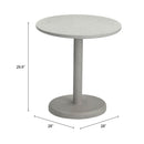  Zuo Liora 704212 Bistro Table - White IMAGE 5