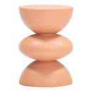  Zuo Tressa 704209 Side Table - Terracotta IMAGE 1