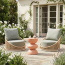  Zuo Tressa 704209 Side Table - Terracotta IMAGE 5