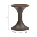  Zuo Arka 704208 Side Table - Brown IMAGE 7