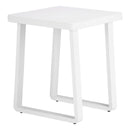  Zuo Welt 704207 Side Table - White IMAGE 1