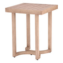  Zuo Leto 704206 Side Table - Brown IMAGE 1