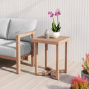  Zuo Leto 704206 Side Table - Brown IMAGE 3