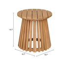  Zuo Zahara 704180 Side Table - Natural IMAGE 8