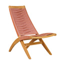  Zuo Rova 704178 Lounge Chair - Terracotta IMAGE 1