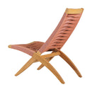  Zuo Rova 704178 Lounge Chair - Terracotta IMAGE 2