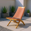  Zuo Rova 704178 Lounge Chair - Terracotta IMAGE 5