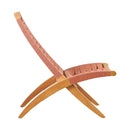  Zuo Rova 704178 Lounge Chair - Terracotta IMAGE 6