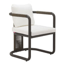  Zuo Ciel 704177 Set of 2 Dining Chair - Ivory IMAGE 1