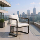  Zuo Ciel 704177 Set of 2 Dining Chair - Ivory IMAGE 4