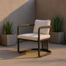  Zuo Ciel 704177 Set of 2 Dining Chair - Ivory IMAGE 7