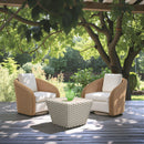  Zuo Solara 704176 Swivel Chair - Ivory IMAGE 10