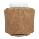  Zuo Solara 704176 Swivel Chair - Ivory IMAGE 2