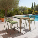  Zuo Rio 704169 Set of 2 Barstool - Green IMAGE 7