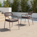  Zuo Rio 704168 Set of 2 Dining Chair - Brown IMAGE 6